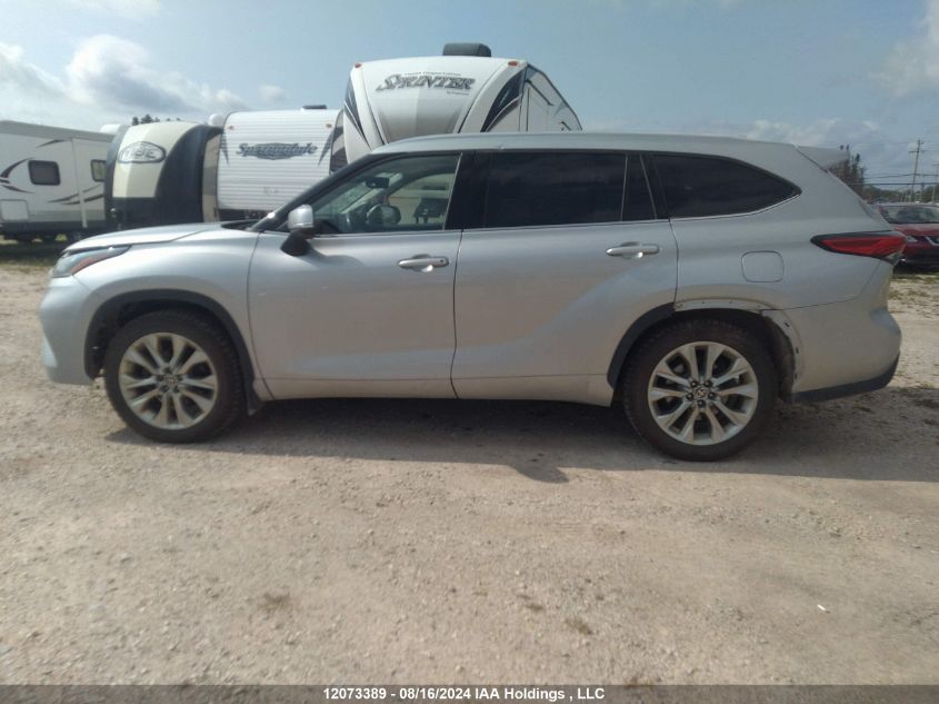 2021 Toyota Highlander Limited/Platinum VIN: 5TDDZRBH4MS099049 Lot: 12073389