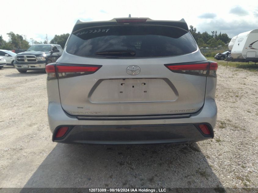 2021 Toyota Highlander Limited/Platinum VIN: 5TDDZRBH4MS099049 Lot: 12073389