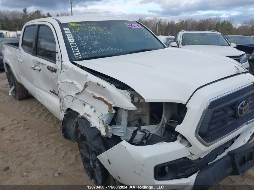 2020 Toyota Tacoma VIN: 5TFDZ5BN3LX049296 Lot: 12073450