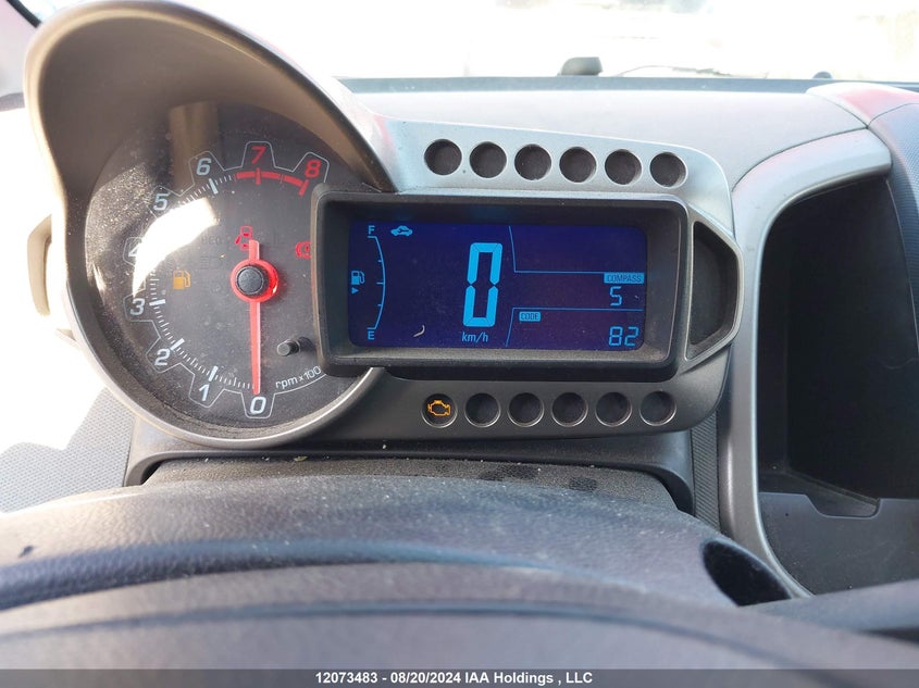 2012 Chevrolet Sonic VIN: 1G1JF6SB8C4162050 Lot: 12073483