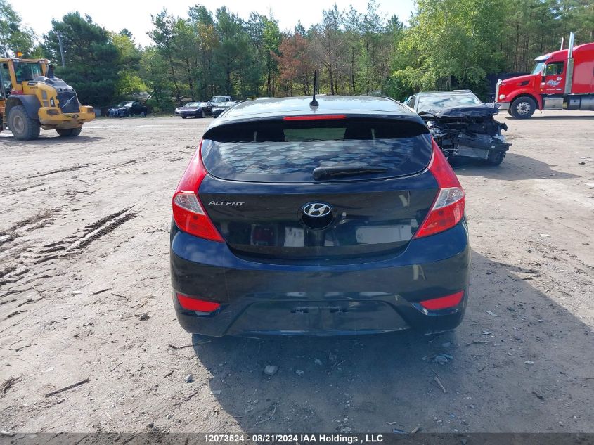 2013 Hyundai Accent Gls/Gs VIN: KMHCT5AE8DU113880 Lot: 12073524