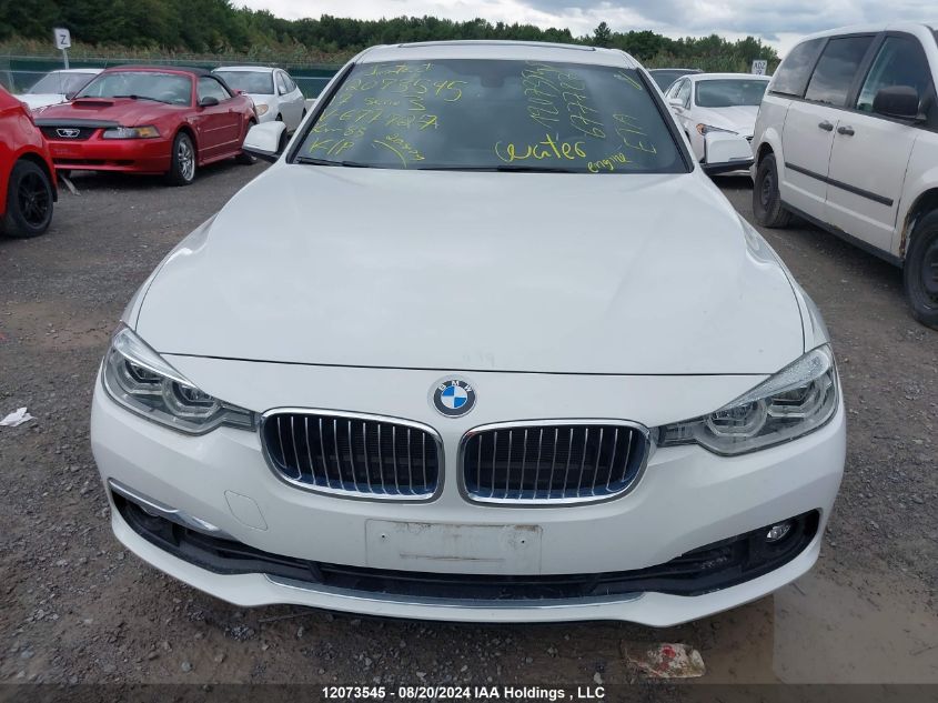 2017 BMW 3 Series VIN: WBA8D9C50HK677727 Lot: 12073545