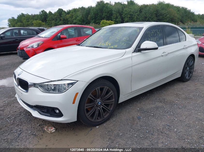 2017 BMW 3 Series VIN: WBA8D9C50HK677727 Lot: 12073545