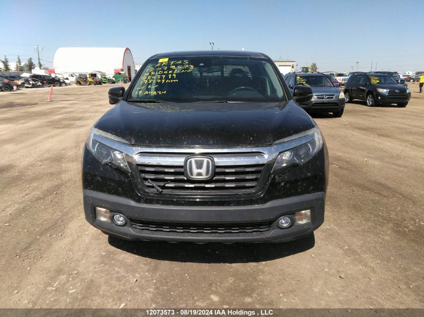 2019 Honda Ridgeline VIN: 5FPYK3F51KB503999 Lot: 12073573