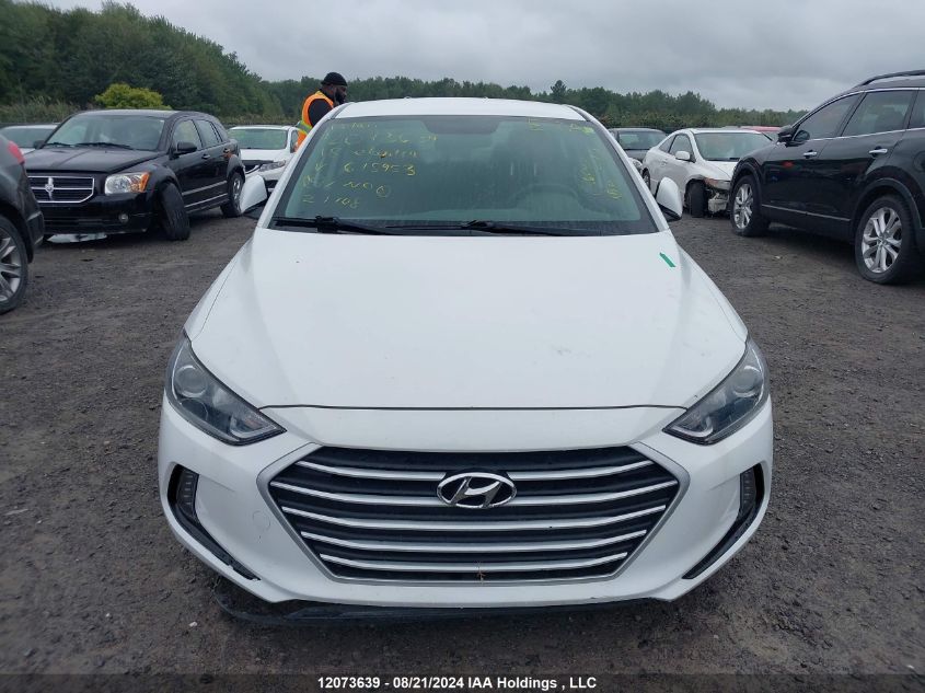 2018 Hyundai Elantra VIN: KMHD84LF8JU615953 Lot: 12073639