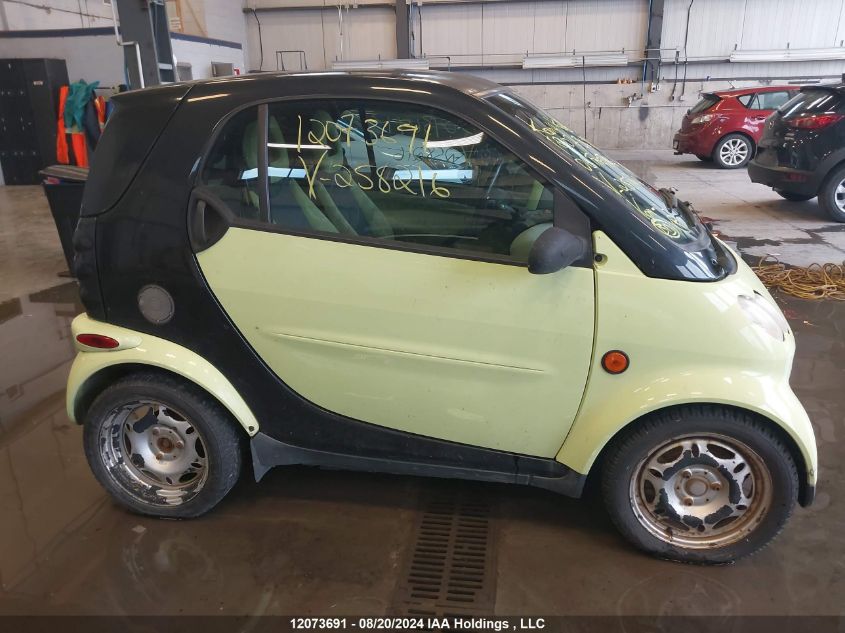 2006 Smart Fortwo VIN: WMEAJ00F36J258216 Lot: 12073691