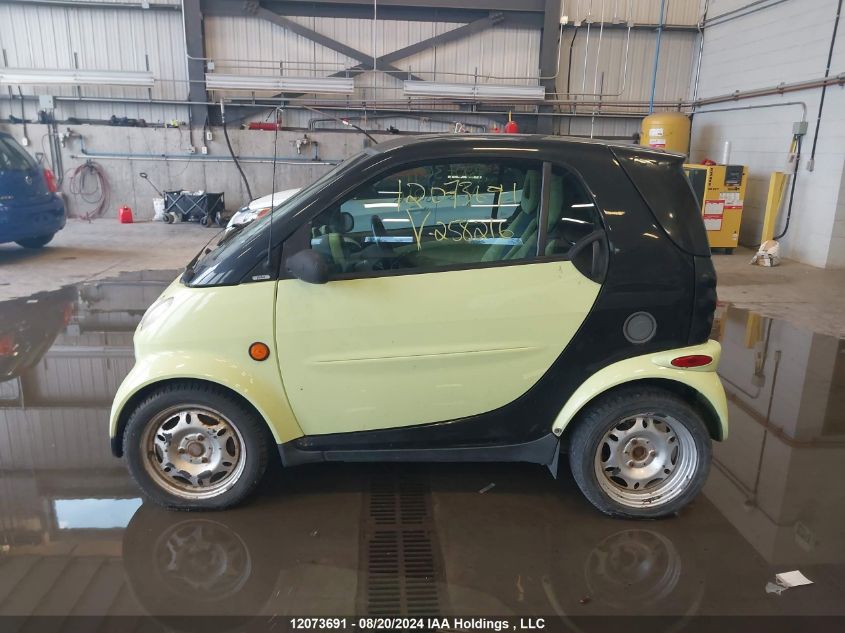 2006 Smart Fortwo VIN: WMEAJ00F36J258216 Lot: 12073691