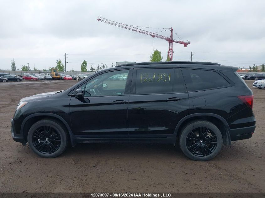 2022 Honda Pilot Elite VIN: 5FNYF6H06NB502027 Lot: 12073697