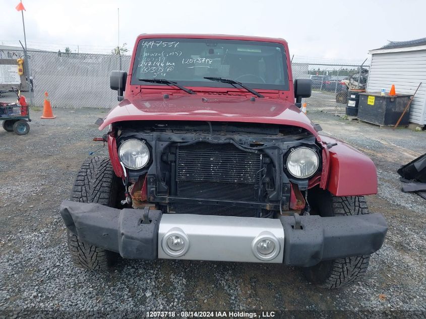 2013 Jeep Wrangler Unlimited Sahara VIN: 1C4BJWEG8DL603099 Lot: 12073718