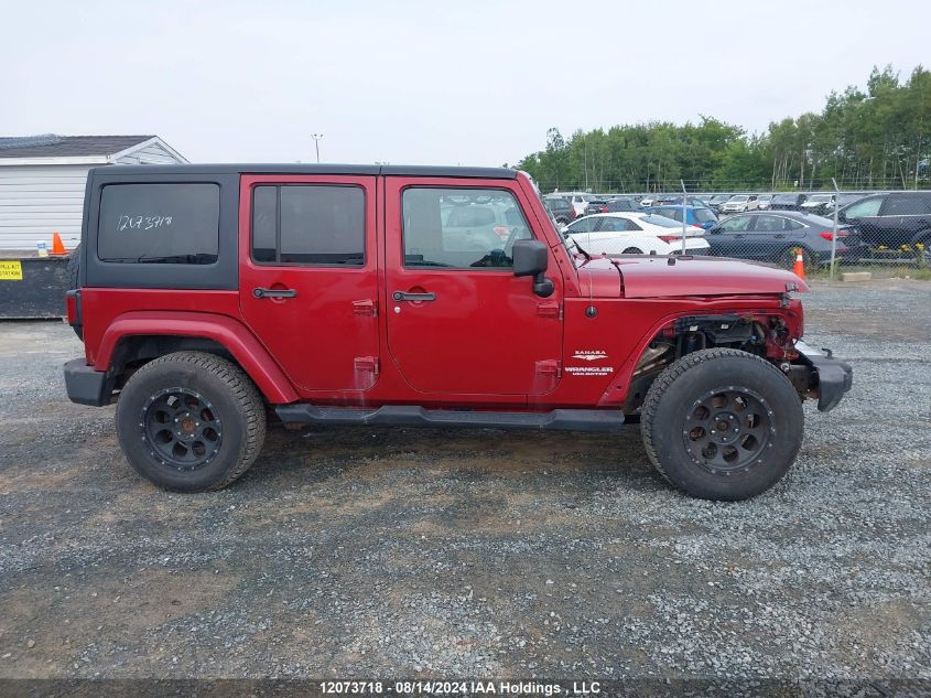 2013 Jeep Wrangler Unlimited Sahara VIN: 1C4BJWEG8DL603099 Lot: 12073718