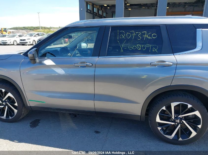 2022 Mitsubishi Outlander Se/Black Edition VIN: JA4J4UA82NZ602092 Lot: 12073760