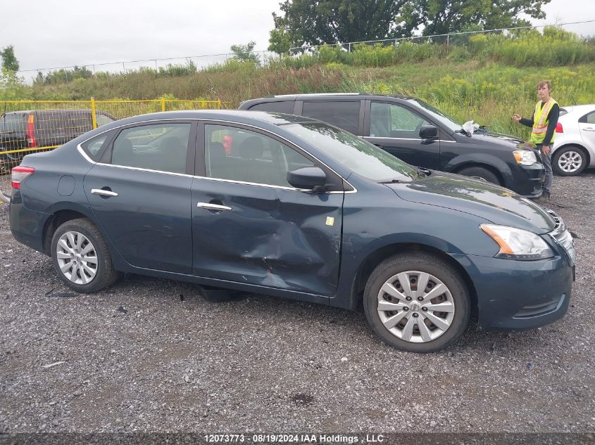 2015 Nissan Sentra VIN: 3N1AB7AP3FL652709 Lot: 12073773