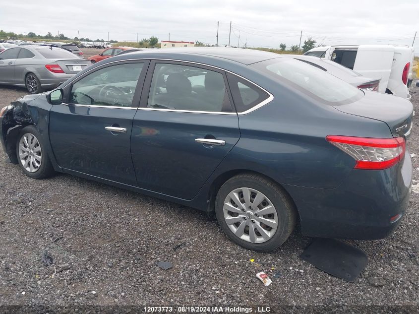 2015 Nissan Sentra VIN: 3N1AB7AP3FL652709 Lot: 12073773