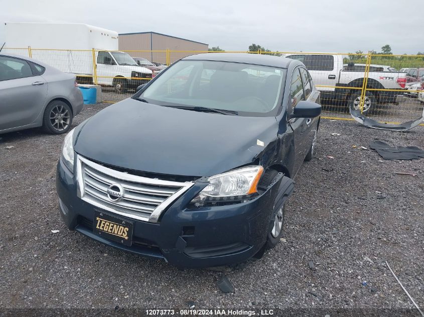 2015 Nissan Sentra VIN: 3N1AB7AP3FL652709 Lot: 12073773