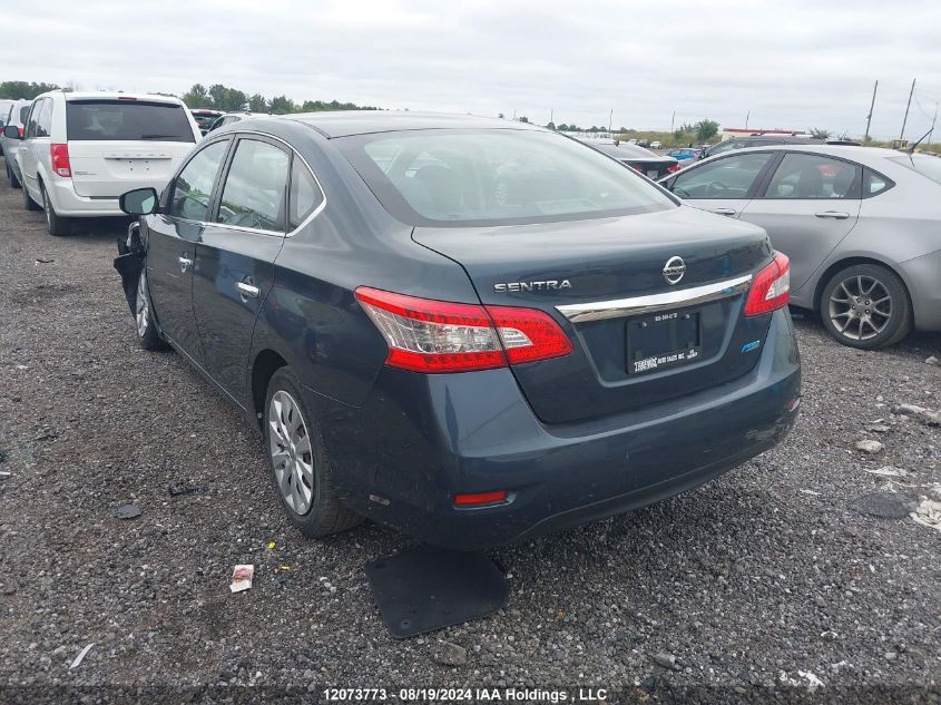 2015 Nissan Sentra VIN: 3N1AB7AP3FL652709 Lot: 12073773