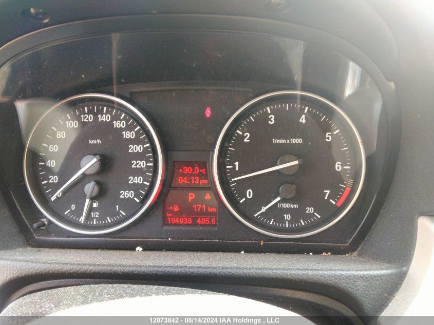 2010 BMW 323 I VIN: WBAPG7C57AA794739 Lot: 12073842