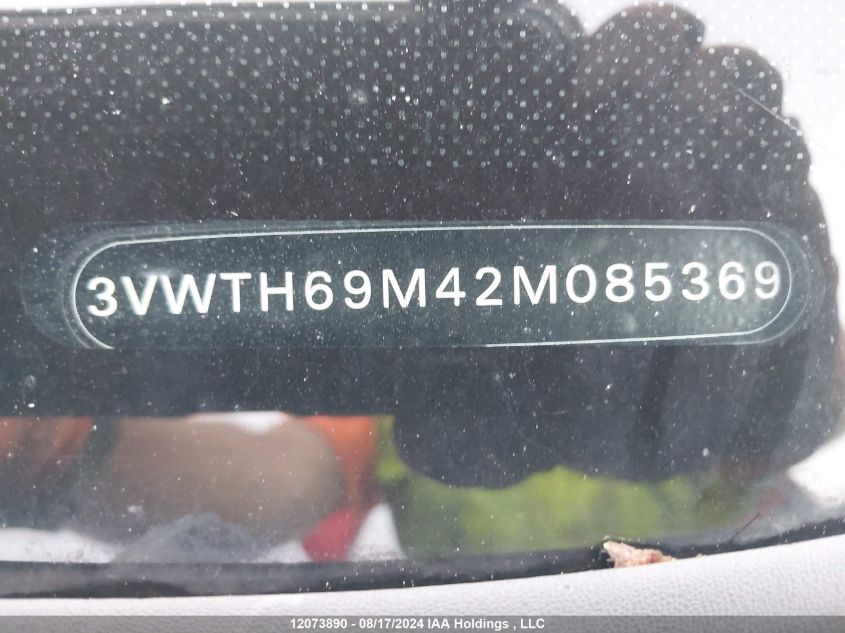 2002 Volkswagen Jetta VIN: 3VWTH69M42M085369 Lot: 12073890