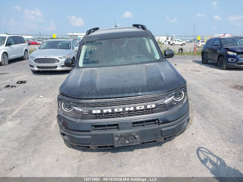 2021 Ford Bronco Sport Badlands VIN: 3FMCR9D95MRA27731 Lot: 12073892