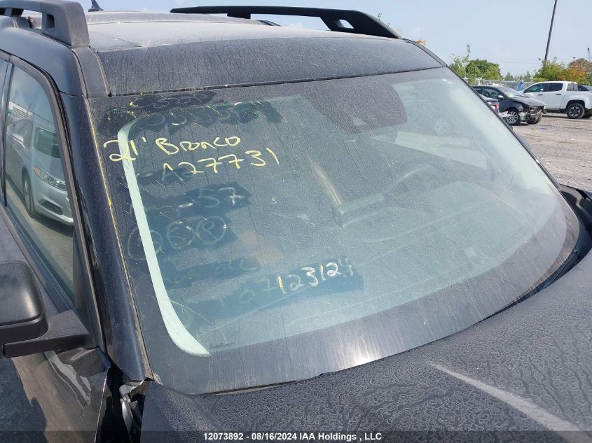 2021 Ford Bronco Sport Badlands VIN: 3FMCR9D95MRA27731 Lot: 12073892