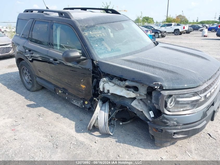 2021 Ford Bronco Sport Badlands VIN: 3FMCR9D95MRA27731 Lot: 12073892