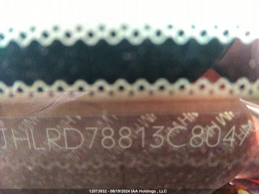 2003 Honda Cr-V VIN: JHLRD78813C804716 Lot: 12073932