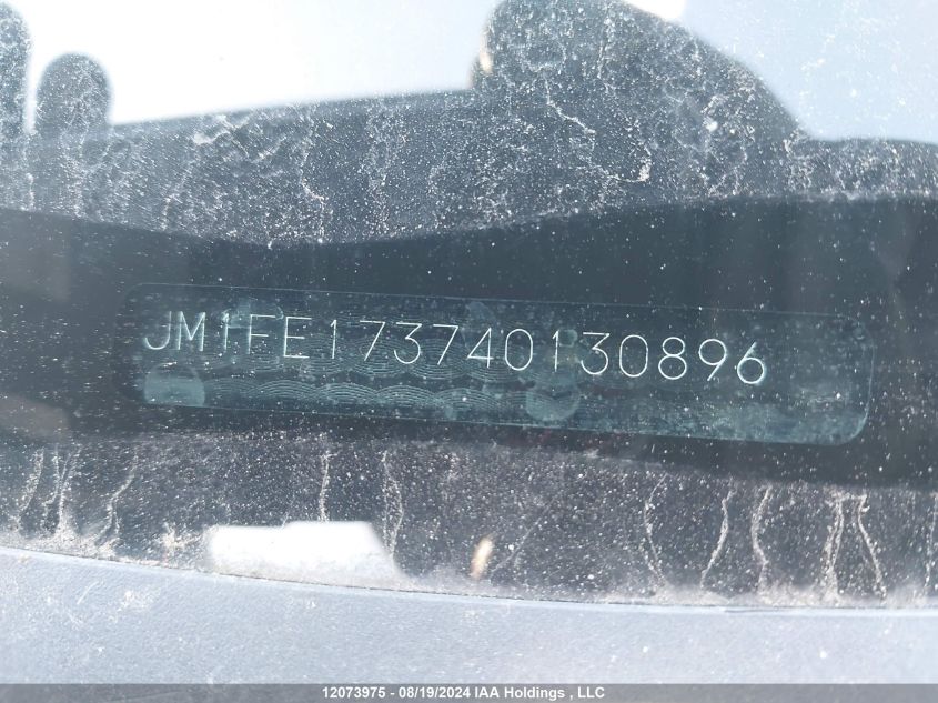 2004 Mazda Rx8 VIN: JM1FE173740130896 Lot: 12073975