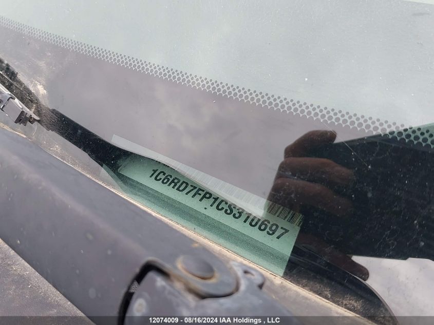 2012 Ram 1500 St VIN: 1C6RD7FP1CS310697 Lot: 12074009