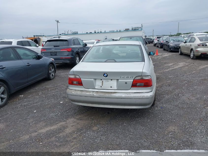 2001 BMW 5 Series VIN: WBADT53491CE91236 Lot: 12074025