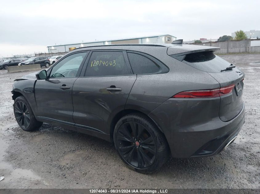 2021 Jaguar F-Pace VIN: SADCT2FU0MA673854 Lot: 12074043