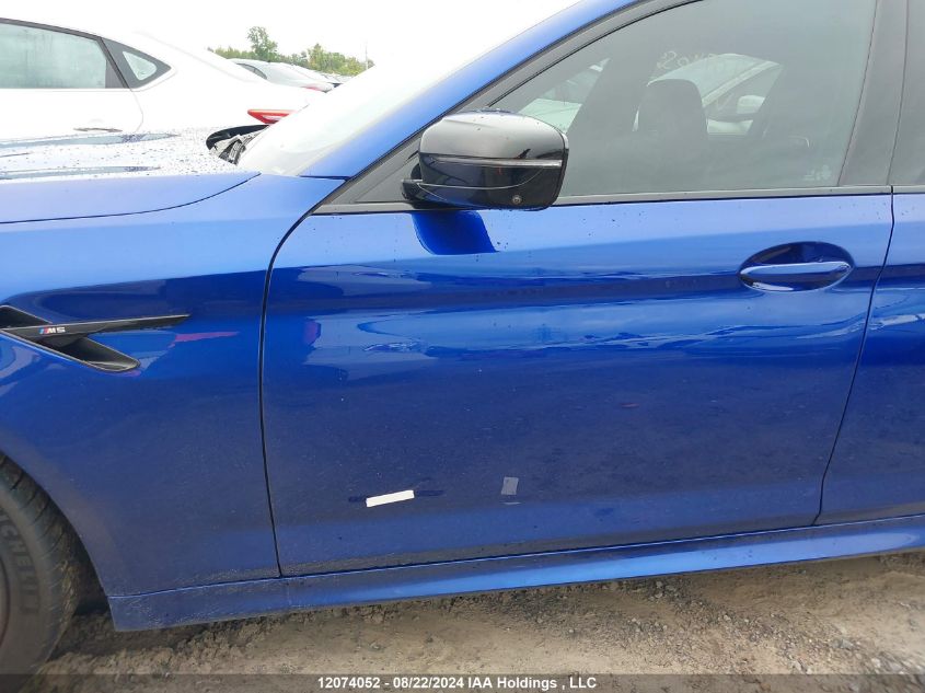 2019 BMW M5 VIN: WBSJF0C5XKB448708 Lot: 12074052