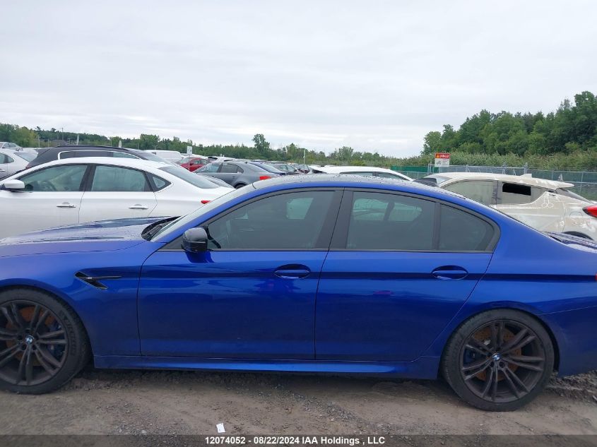 2019 BMW M5 VIN: WBSJF0C5XKB448708 Lot: 12074052