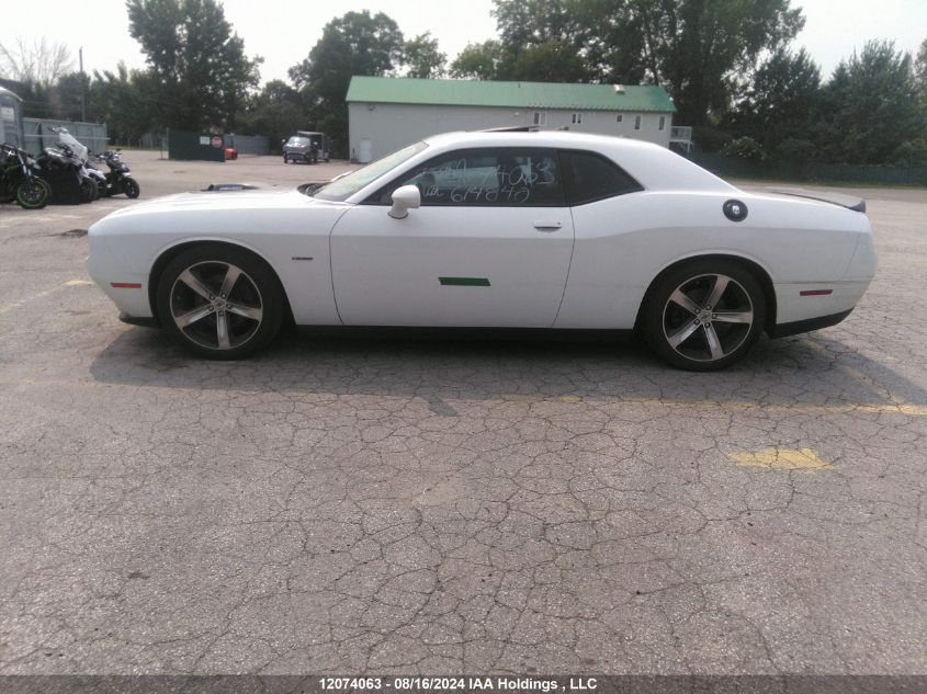 2017 Dodge Challenger VIN: 2C3CDZBTXHH614840 Lot: 12074063