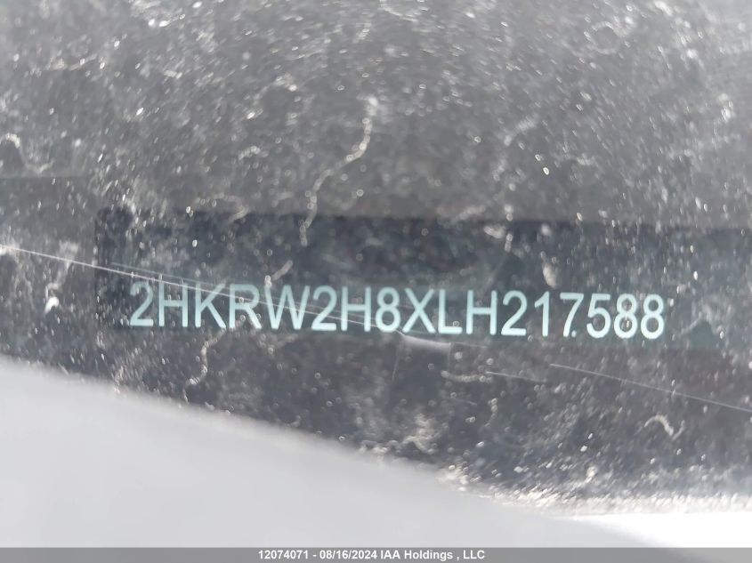 2020 Honda Cr-V VIN: 2HKRW2H8XLH217588 Lot: 12074071