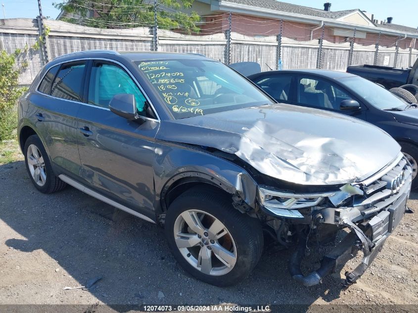 2018 Audi Q5 VIN: WA1CNAFY1J2185628 Lot: 12074073