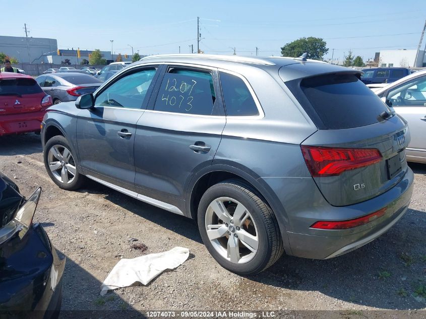 2018 Audi Q5 VIN: WA1CNAFY1J2185628 Lot: 12074073