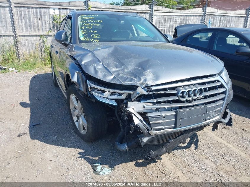 2018 Audi Q5 VIN: WA1CNAFY1J2185628 Lot: 12074073