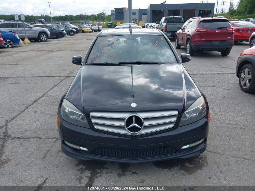 2011 Mercedes-Benz C-Class VIN: WDDGF5EBXBR168382 Lot: 12074081