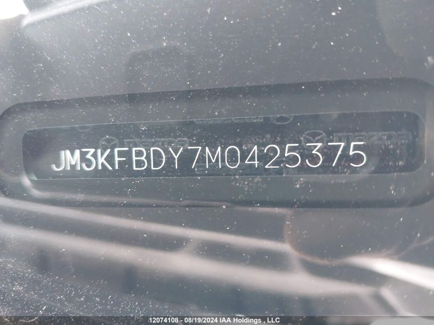 2021 Mazda Cx-5 Gt VIN: JM3KFBDY7M0425375 Lot: 12074108