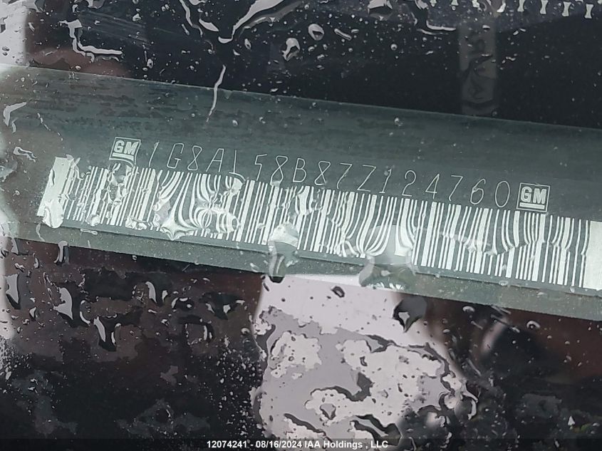 2007 Saturn Ion Level 3 VIN: 1G8AL58B87Z124760 Lot: 12074241