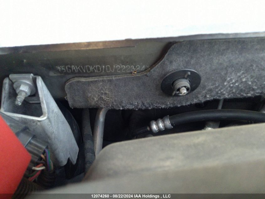 2013 Buick Enclave VIN: 5GAKVDKD1DJ222324 Lot: 12074260