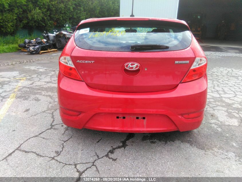 2015 Hyundai Accent Gs VIN: KMHCT5AEXFU199017 Lot: 12074268