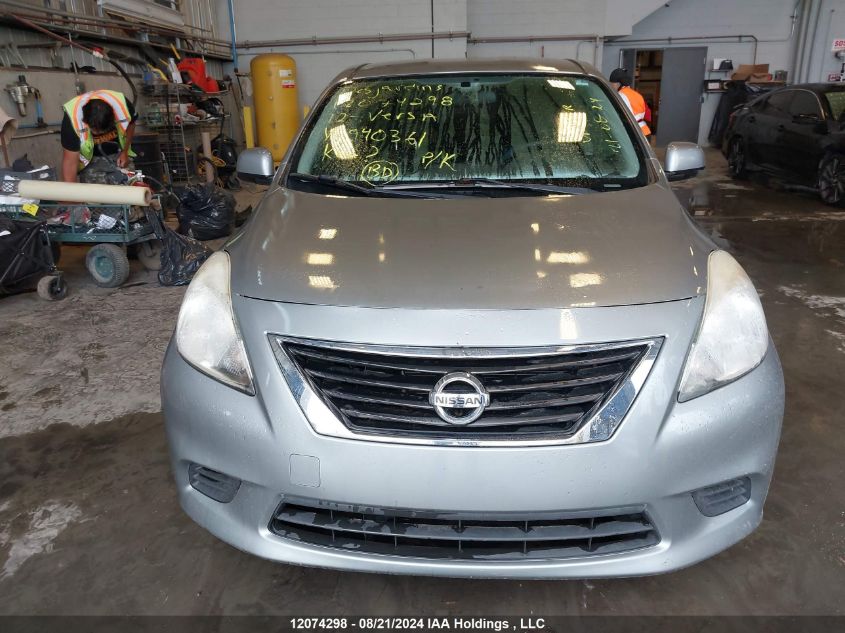 2012 Nissan Versa S/Sv/Sl VIN: 3N1CN7AP0CL940361 Lot: 12074298