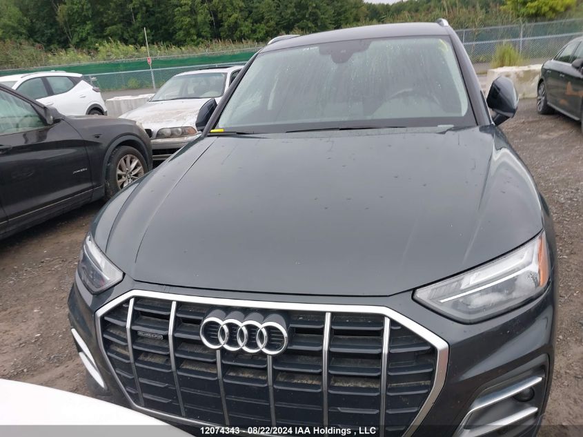 2021 Audi Q5 Premium VIN: WA1AAAFY0M2092395 Lot: 12074343