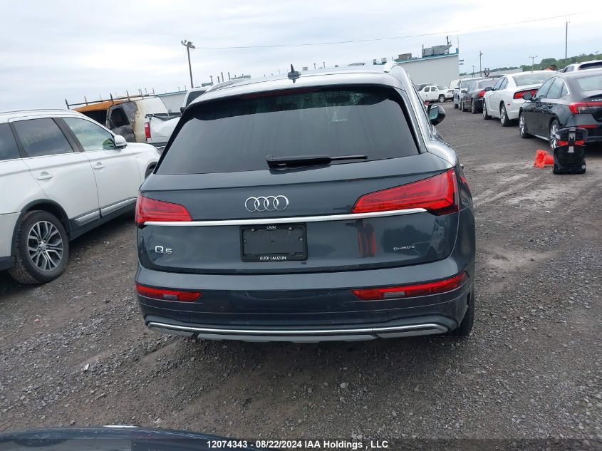 2021 Audi Q5 Premium VIN: WA1AAAFY0M2092395 Lot: 12074343