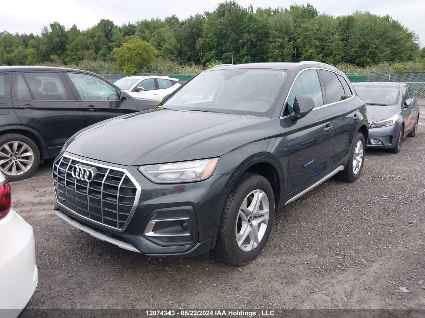 2021 Audi Q5 Premium VIN: WA1AAAFY0M2092395 Lot: 12074343