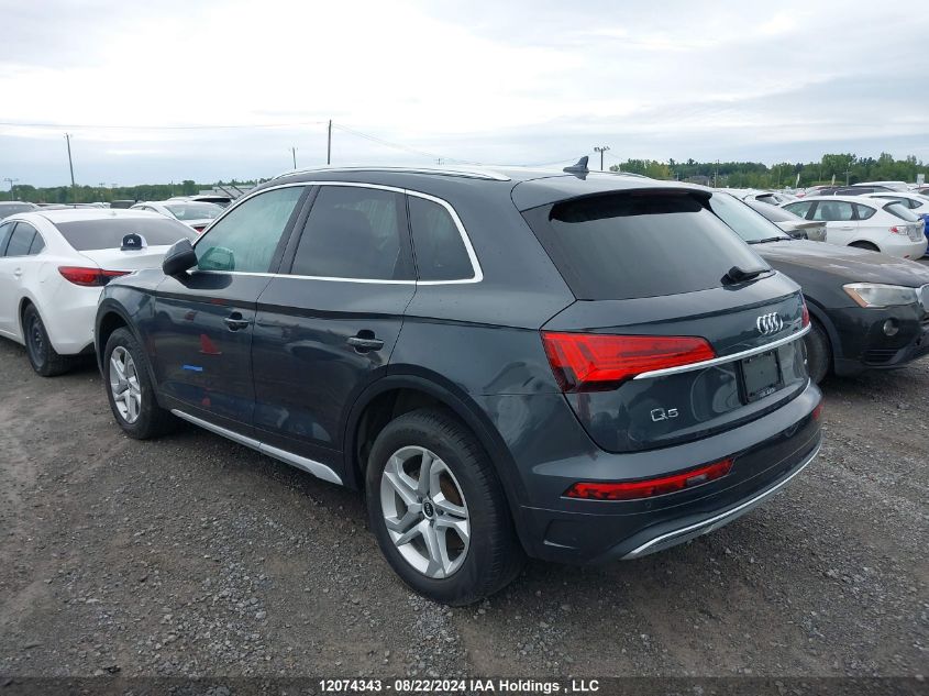 2021 Audi Q5 Premium VIN: WA1AAAFY0M2092395 Lot: 12074343