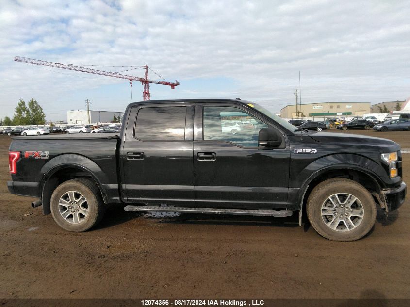 2015 Ford F150 Supercrew VIN: 1FTEW1EP3FFB85375 Lot: 12074356