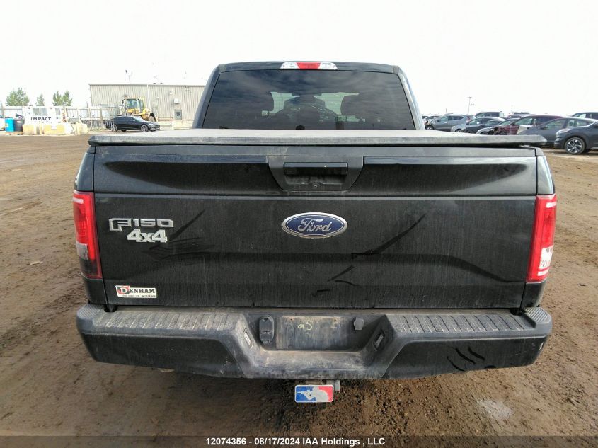 2015 Ford F150 Supercrew VIN: 1FTEW1EP3FFB85375 Lot: 12074356