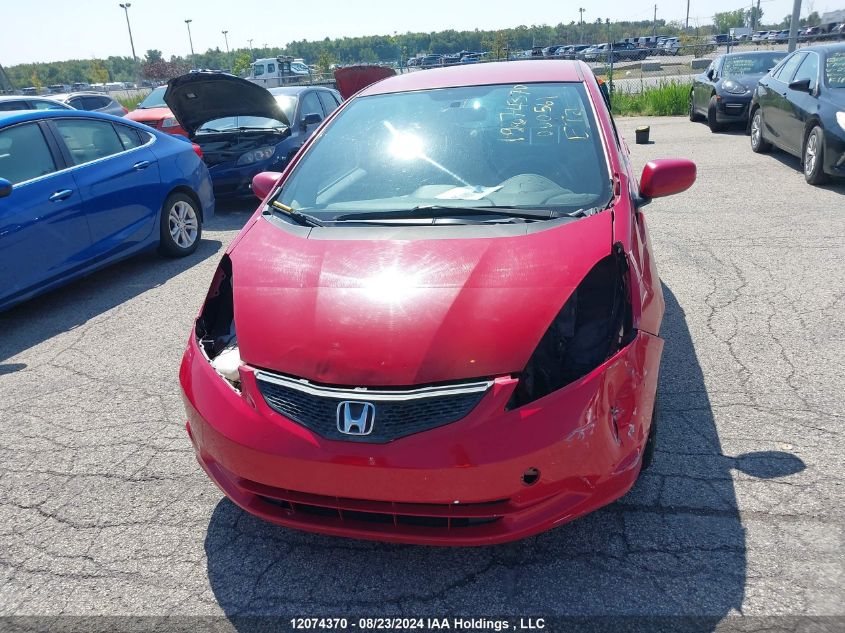 2012 Honda Fit VIN: LUCGE8H59C3000561 Lot: 12074370
