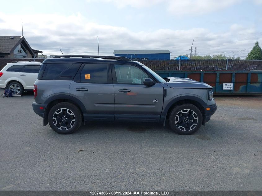 2023 Ford Bronco Sport Outer Banks VIN: 3FMCR9C68PRD48738 Lot: 12074386